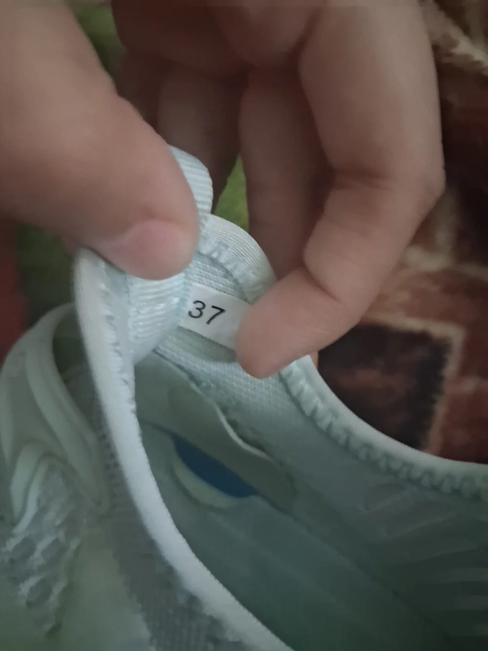 Men's Breathable Knit Athletic Sneakers in Light Mint